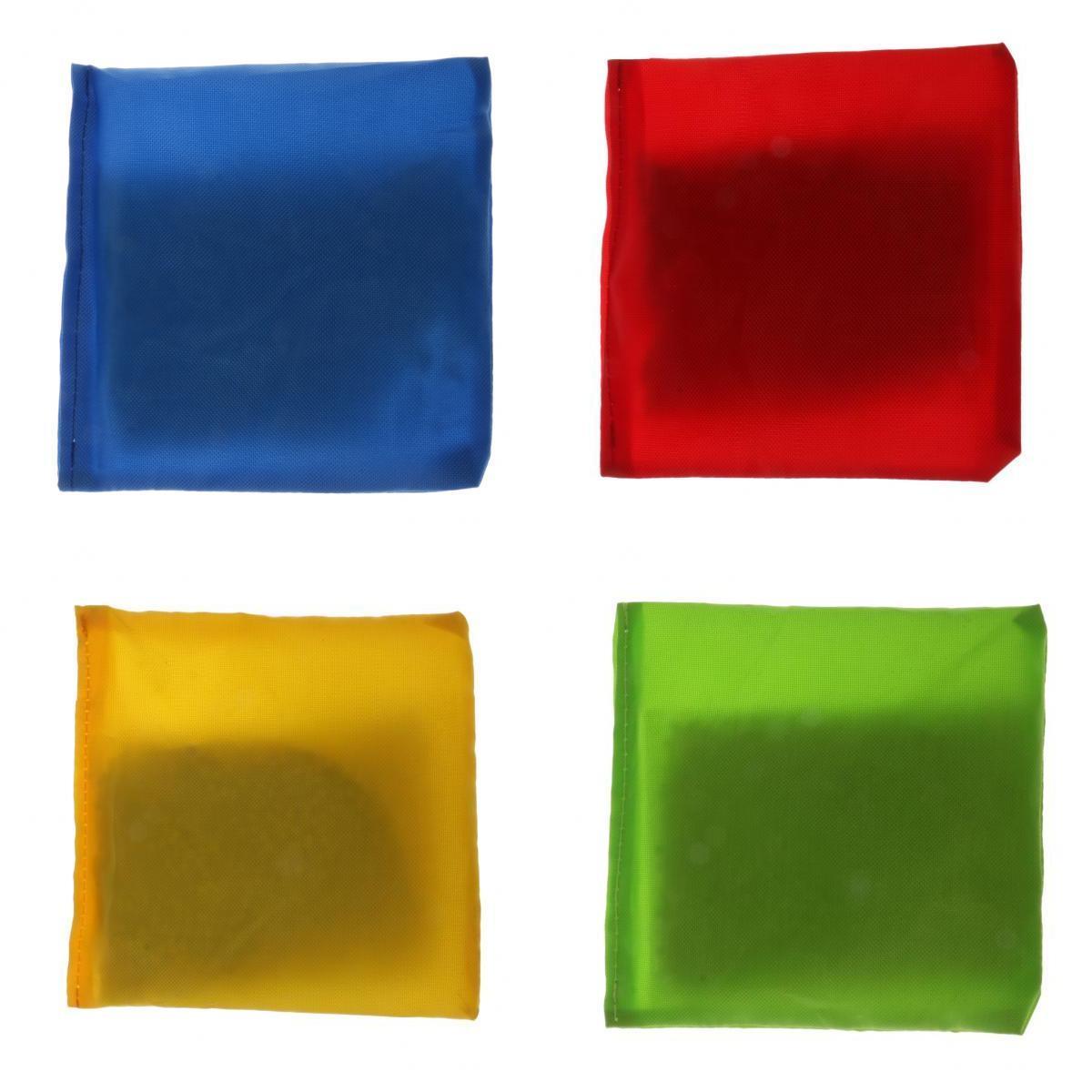 4 Pieces Double Layer Cornhole Bag - Bean Bag for Toss Corn Hole Game