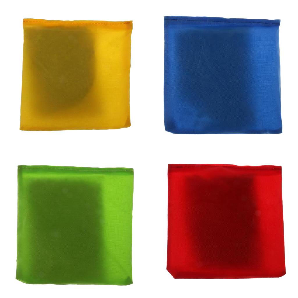 4 Pieces Double Layer Cornhole Bag - Bean Bag for Toss Corn Hole Game