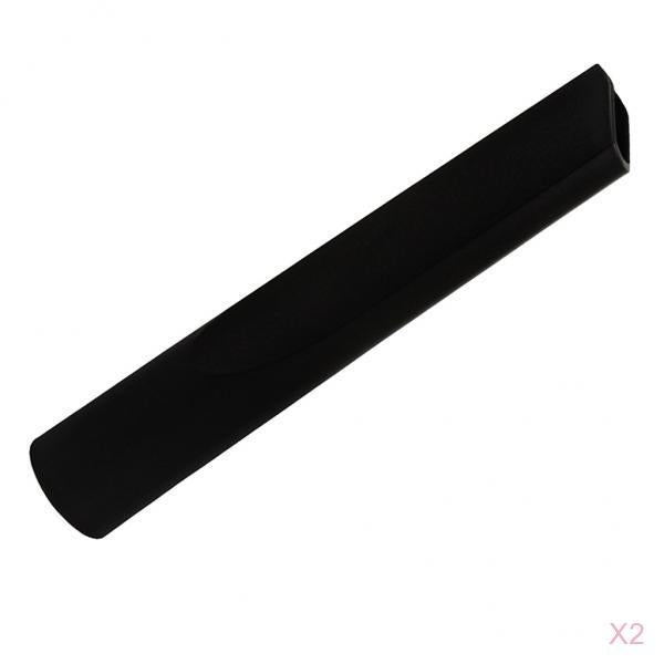 2 Pieces Universal Flat Crevice Tool Attachment Suction Head Black 32mm