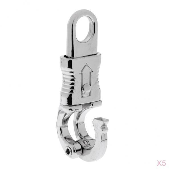 5pcs Premium Quality 100mm Alloy Equestrian Panic Hook Quick Release Clip