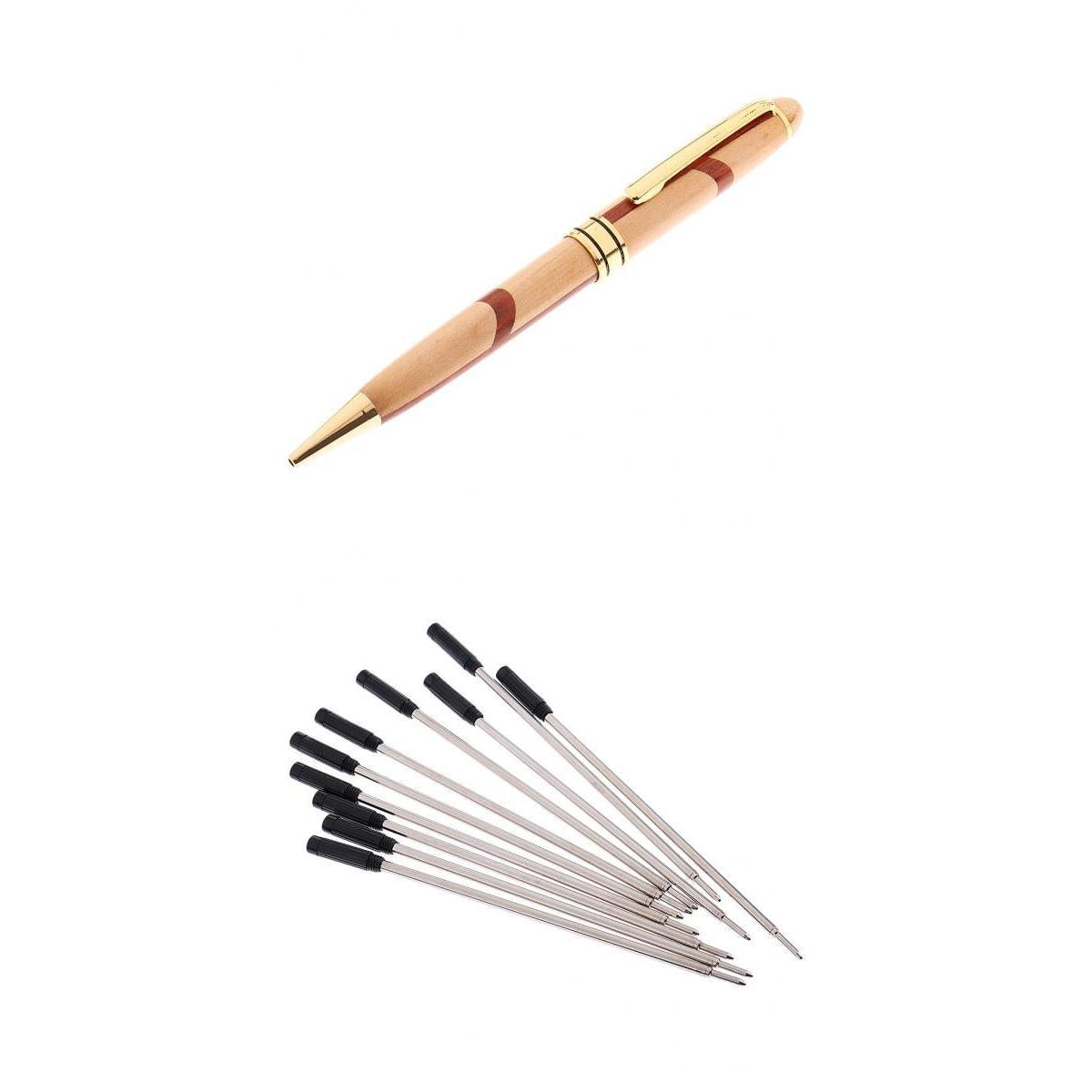 Bamboo Sign Pen Mosaic Ballpoint Pen Gift Souvenir Writing Equipment