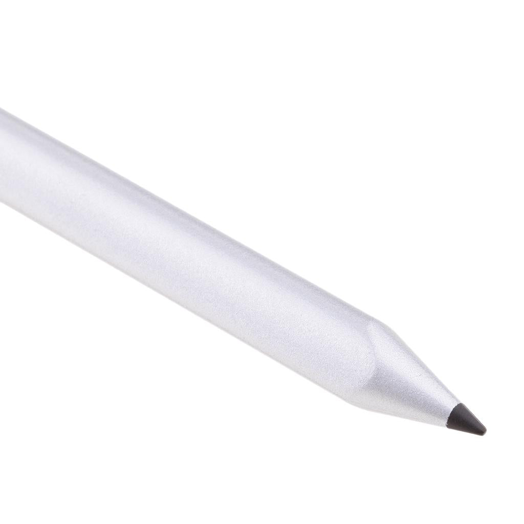 5 X 2-in-1 Retro Touch Screen Stylus for iPhone Samsung Tablets PC Silver