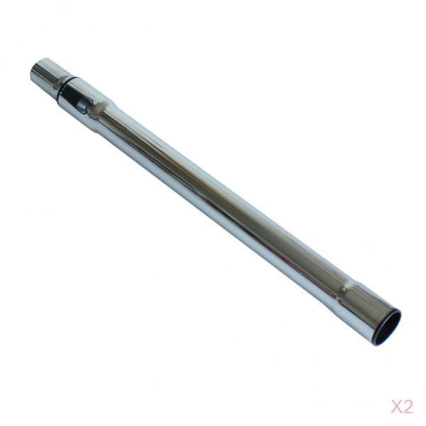 2pcs Vacuum Cleaner Accessories Tube Wand Telescopic Straight Pipe
