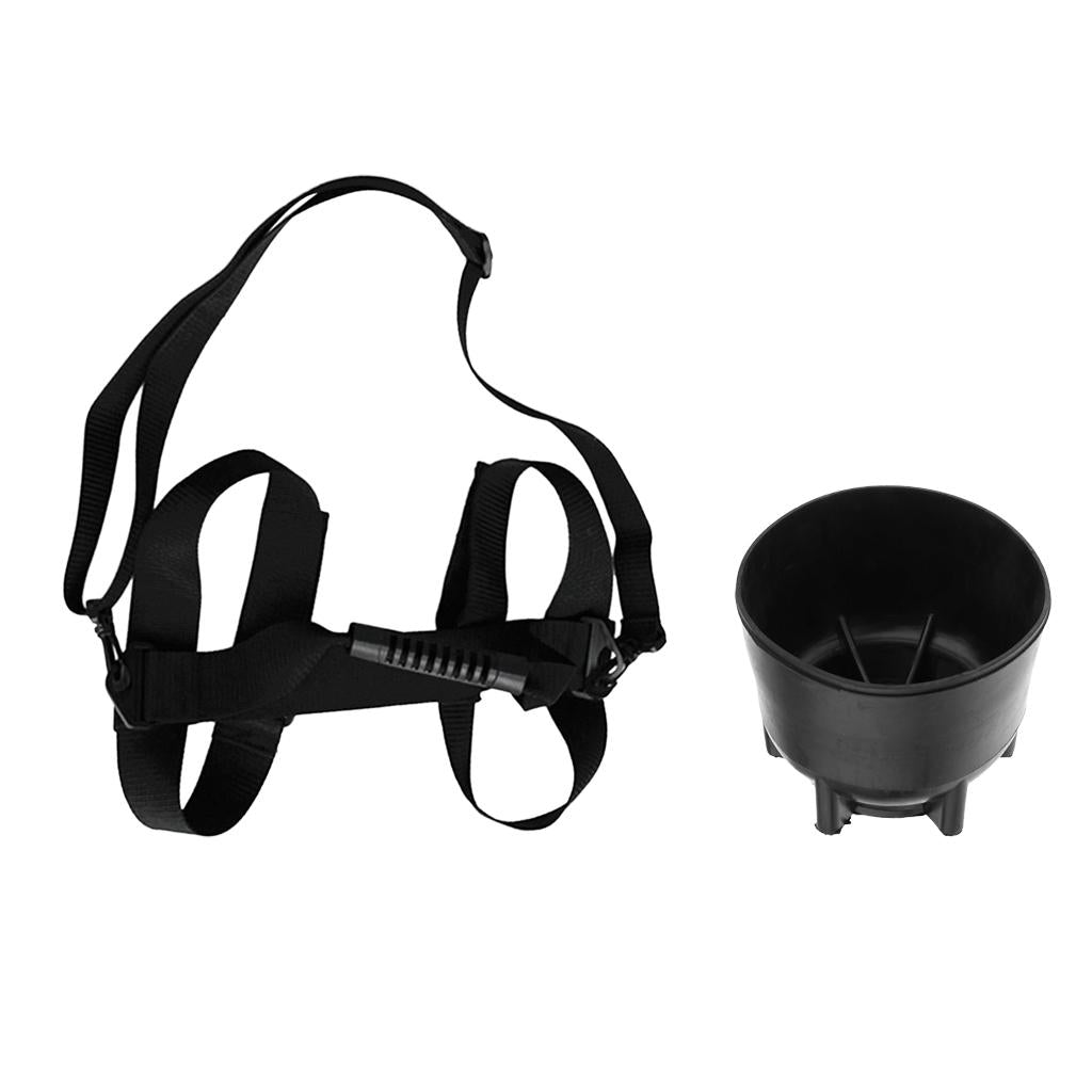 2x Scuba Diving Adjustable Tank Cylinder Carrier Holder with Scuba Tank Boot