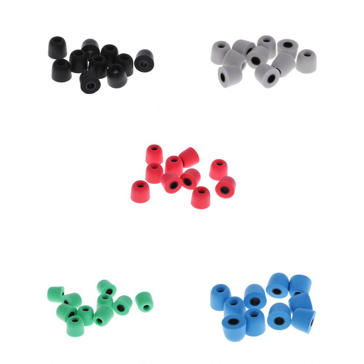 50 Pieces Earbud Memory Foam Eartips Earplug Tips For InEar Headphone 4.5 mm