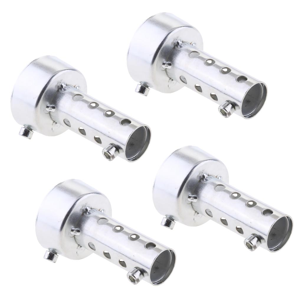 4pcs Universal Motorcycle Exhaust Can Killer Silencer Muffler Baffle 48mm