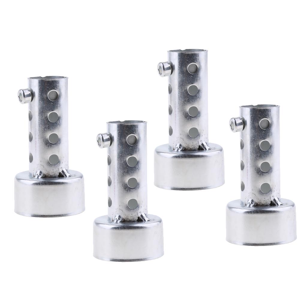 4pcs Universal Motorcycle Exhaust Can Killer Silencer Muffler Baffle 45mm