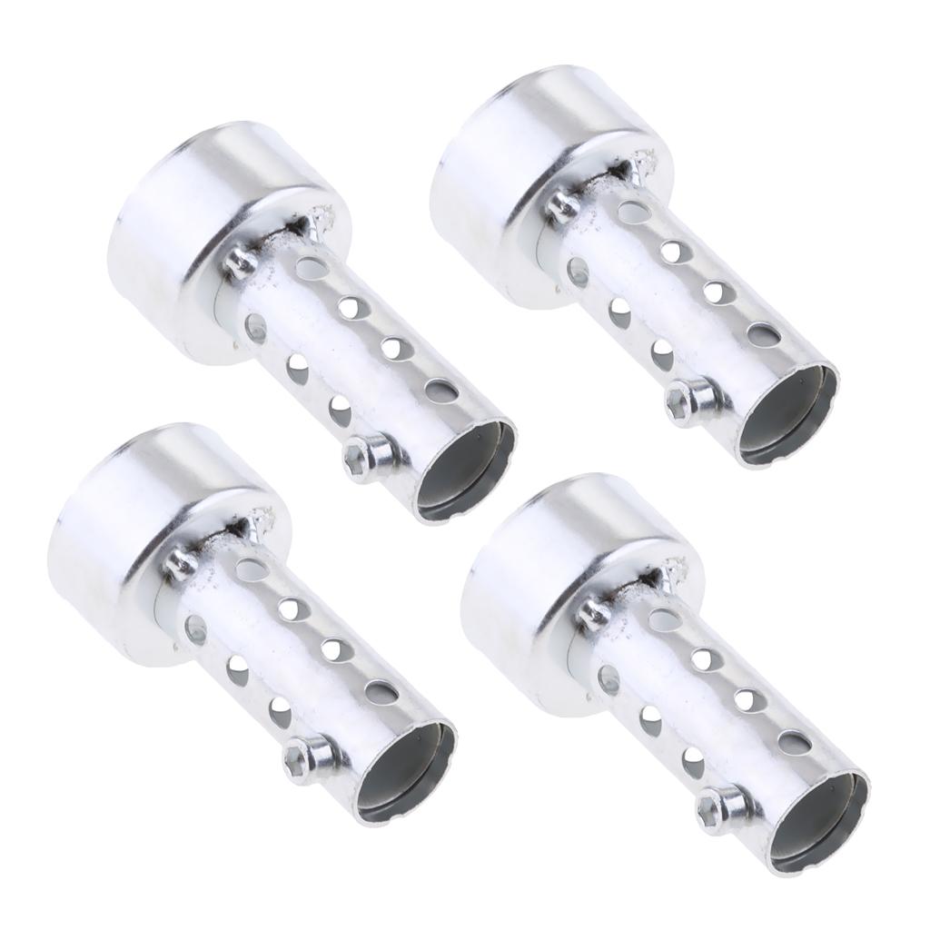 4pcs Universal Motorcycle Exhaust Can Killer Silencer Muffler Baffle 45mm