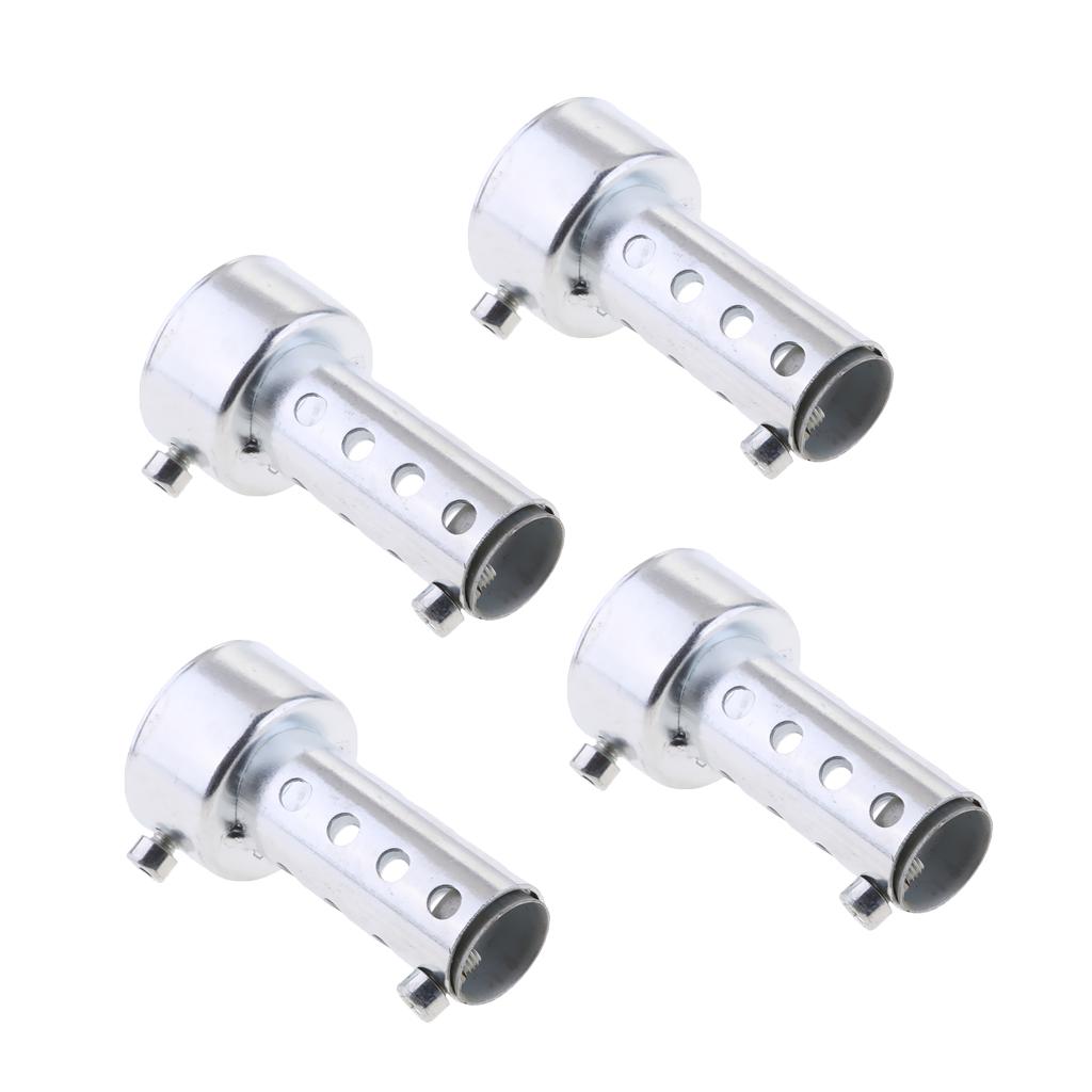 4pcs Universal Motorcycle Exhaust Can Killer Silencer Muffler Baffle 42mm