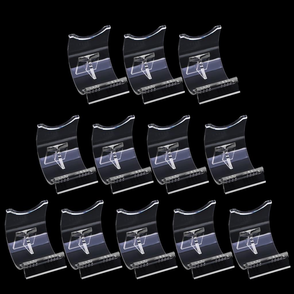 12PC Lighter Display Stand Clear Acrylic Easel Holder Rack for Lighter