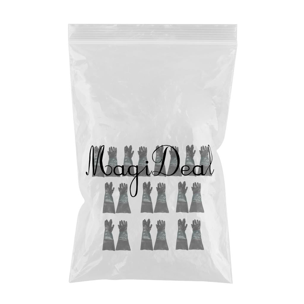 10 Pairs 60cm Replacement Labour Protection Gloves For Sand Blasting