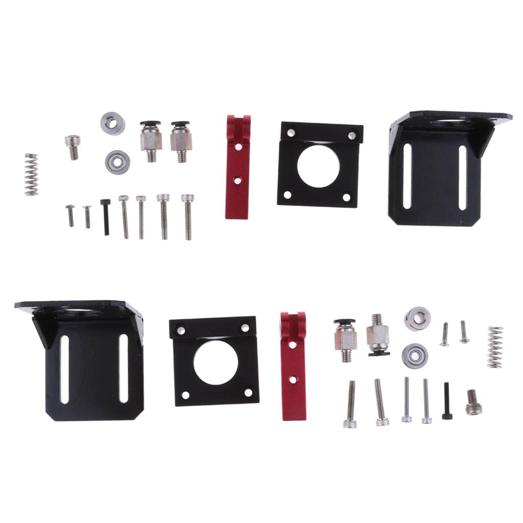 2Pc MK8 All-Metal Remote Extruder for 1.75mm Extrusion 3D Printer Left Right