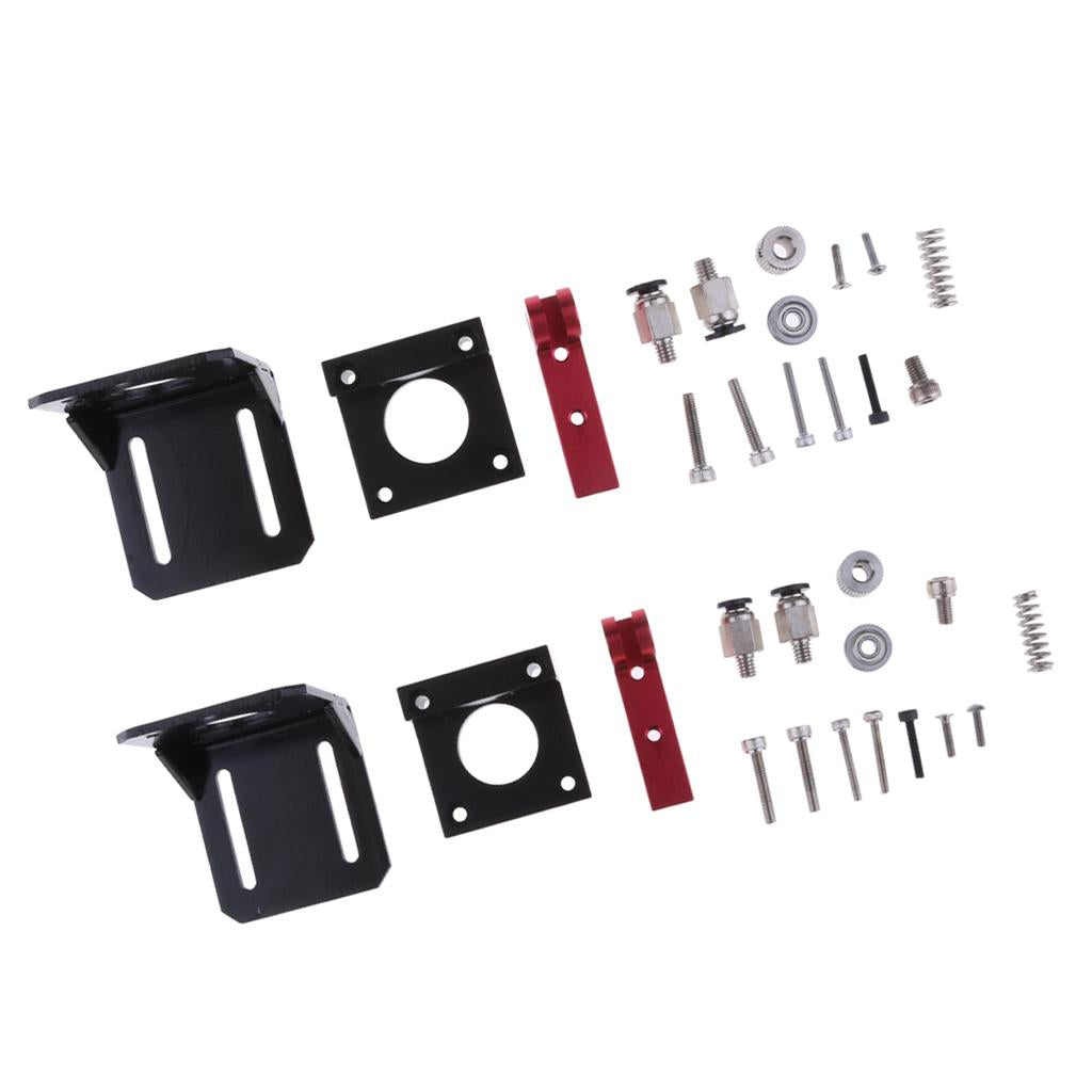 2Pc MK8 All-Metal Remote Extruder for 1.75mm Extrusion 3D Printer Left Right