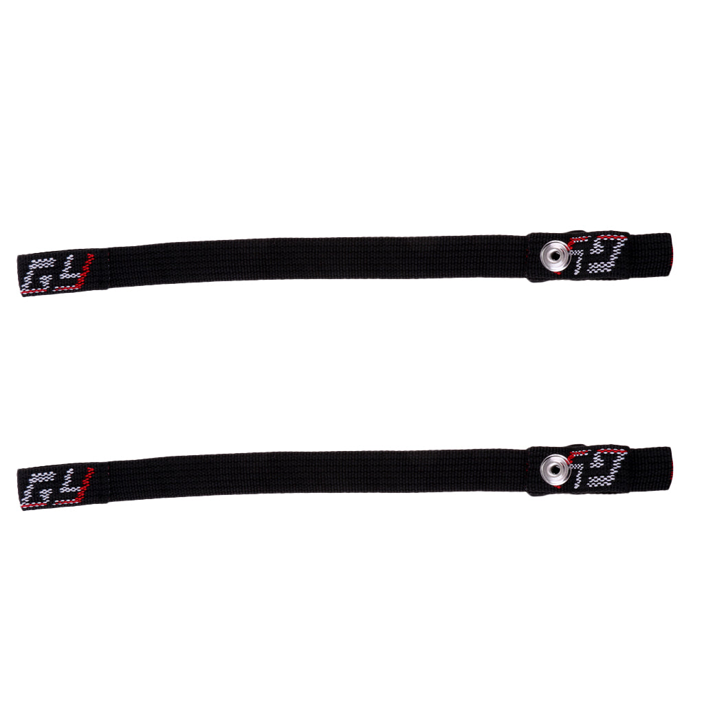 2 Set Ice Hockey Helmet Replacement Chin Strap & Loop Combo with Single Snap