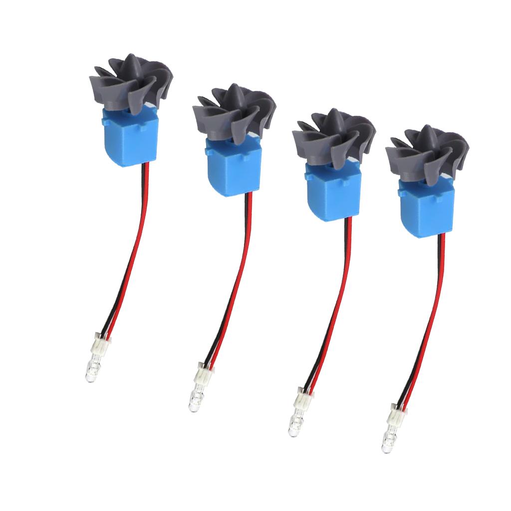 4x Mini Wind Water Generator Turbine Hydroelectric Generator Motor Teaching