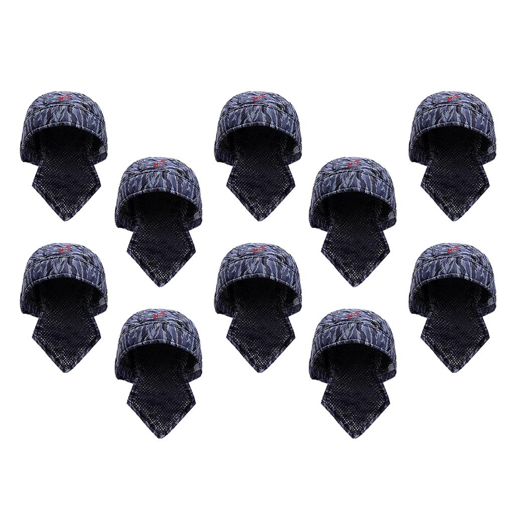 10 Pieces Welding Protective Hat Cap Scarf Welder Flame Retardant Helmet