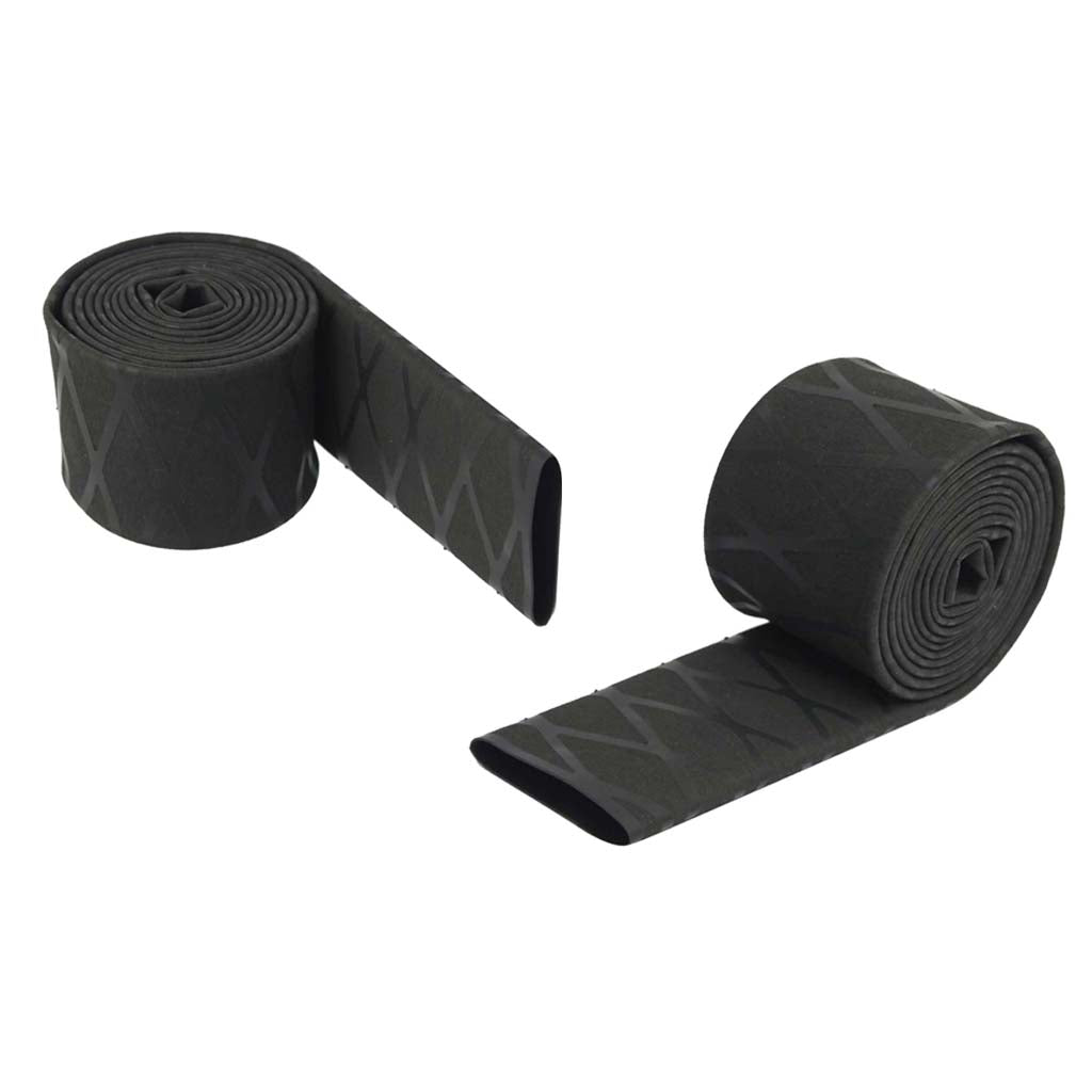 2 Pcs Non Slip Textured X-Tube Heat Shrink Tubing Fishing Rod Grip 20mm 25mm