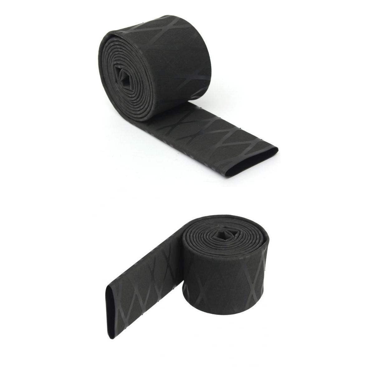 2 Pcs Non Slip Textured X-Tube Heat Shrink Tubing Fishing Rod Grip 20mm 25mm