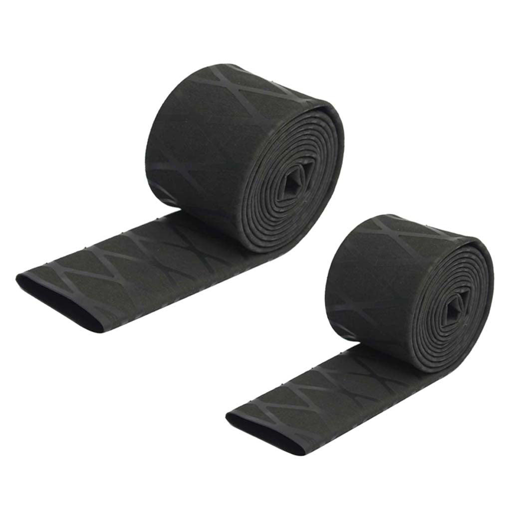 2 Pcs Non Slip Textured X-Tube Heat Shrink Tubing Fishing Rod Grip 22mm 35mm
