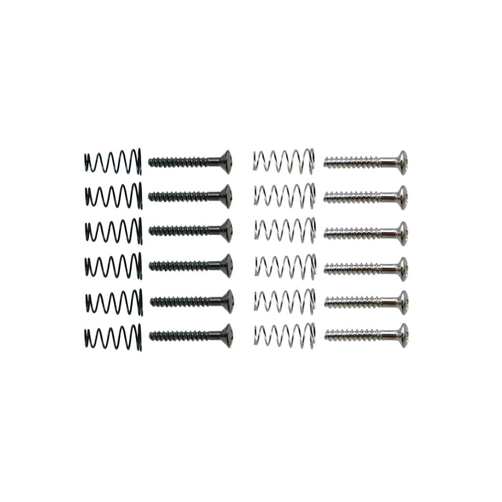 12 Pieces Electric Guitar Single Coil Humbucker Pickup Springs Screws