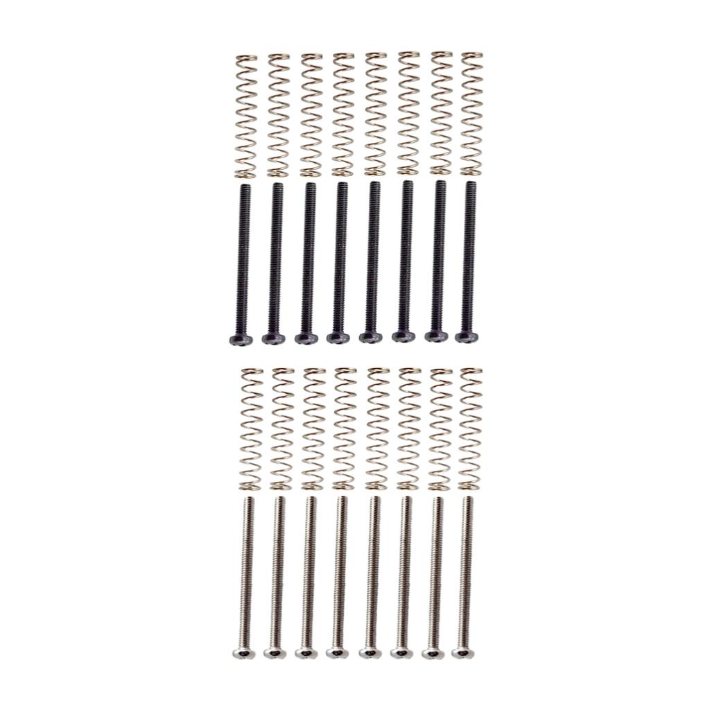 16pcs/set Electric Guitar Double Coil Humbucker Pickup Springs Screws