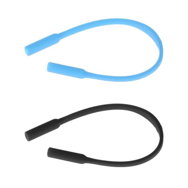 2 Pieces Kids Eyewear Cord Glasses Eyeglass Holder Straps Blue Black