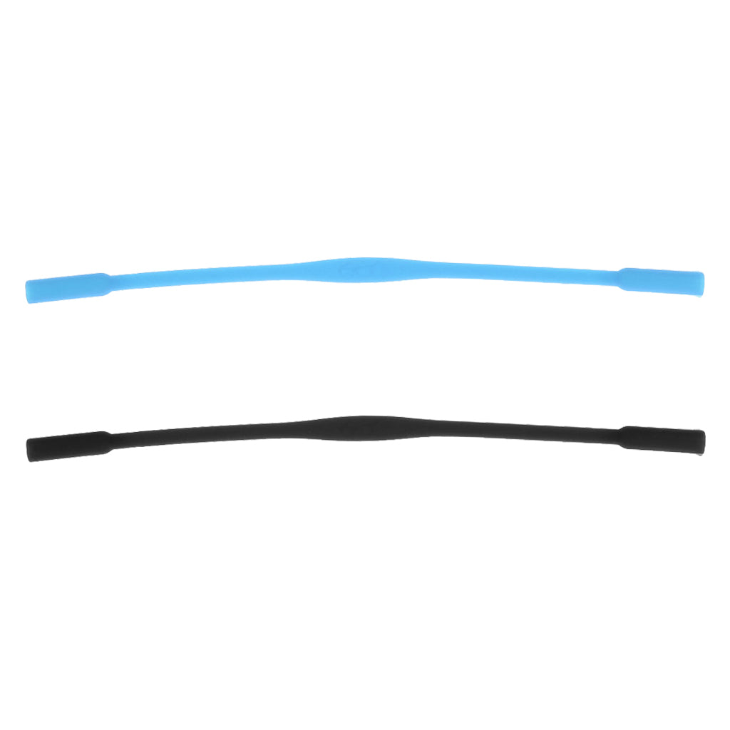 2 Pieces Kids Eyewear Cord Glasses Eyeglass Holder Straps Blue Black