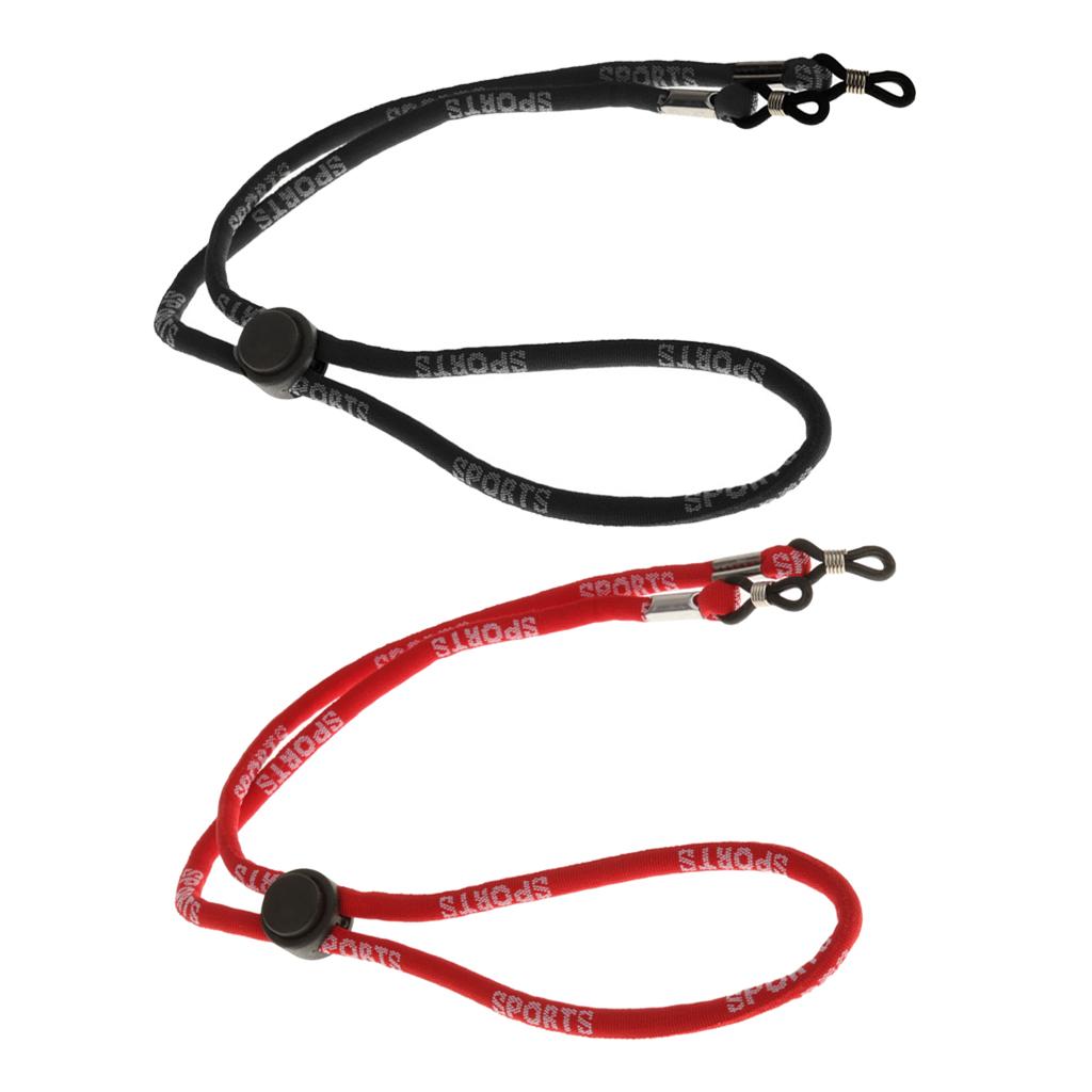 2 Pieces Glasses Straps Cord Sports Eyeglasses Band Sunglasses String Holder