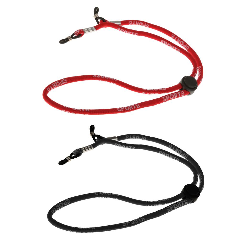 2 Pieces Glasses Straps Cord Sports Eyeglasses Band Sunglasses String Holder