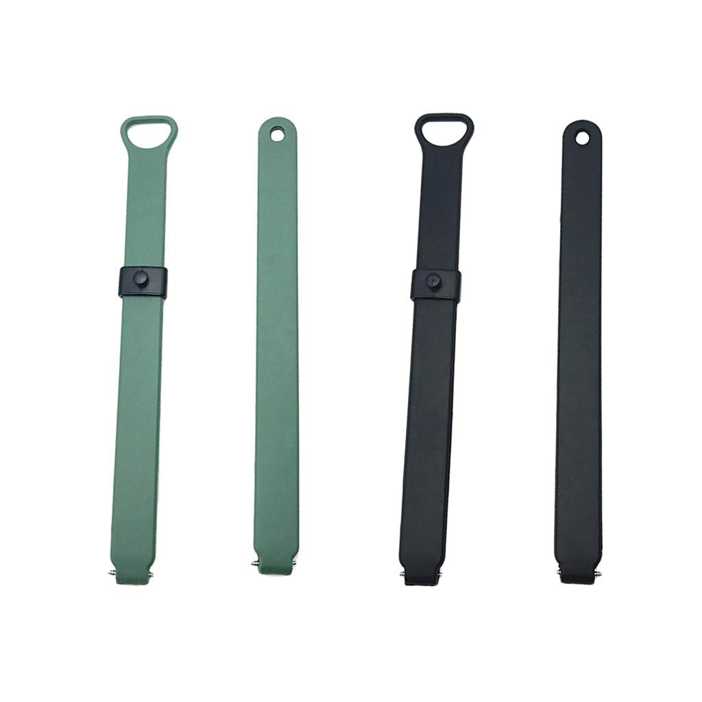 2 Pieces Watch Band Wrist Strap For Misfit Ray Fitness Tracker Black+Green