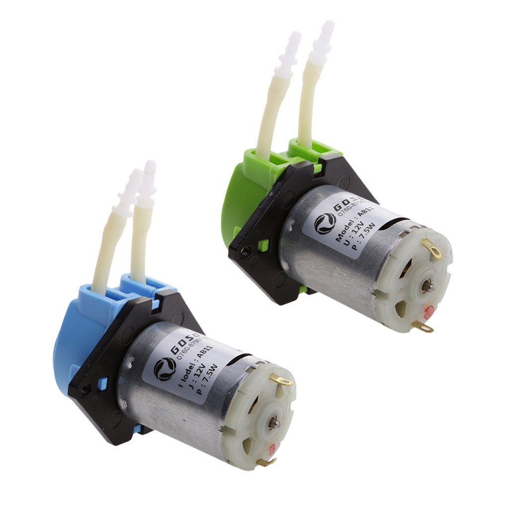 2Pcs 12V Dosing Pump Peristaltic Head For Aquarium Lab Analytical Water