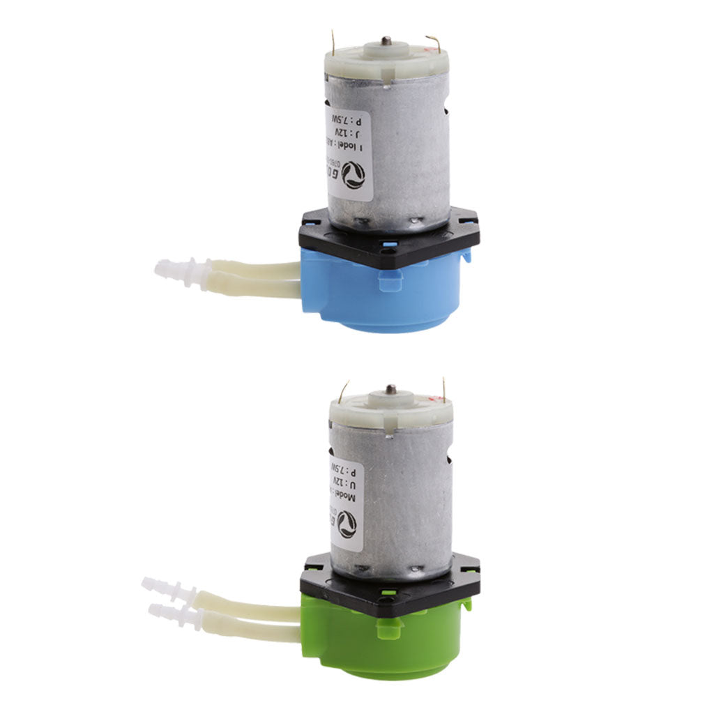 2Pcs 12V Dosing Pump Peristaltic Head For Aquarium Lab Analytical Water