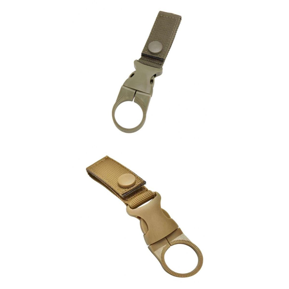 2pcs Nylon Molle Webbing Buckle Quick Release Water Bottle Hanging Strap