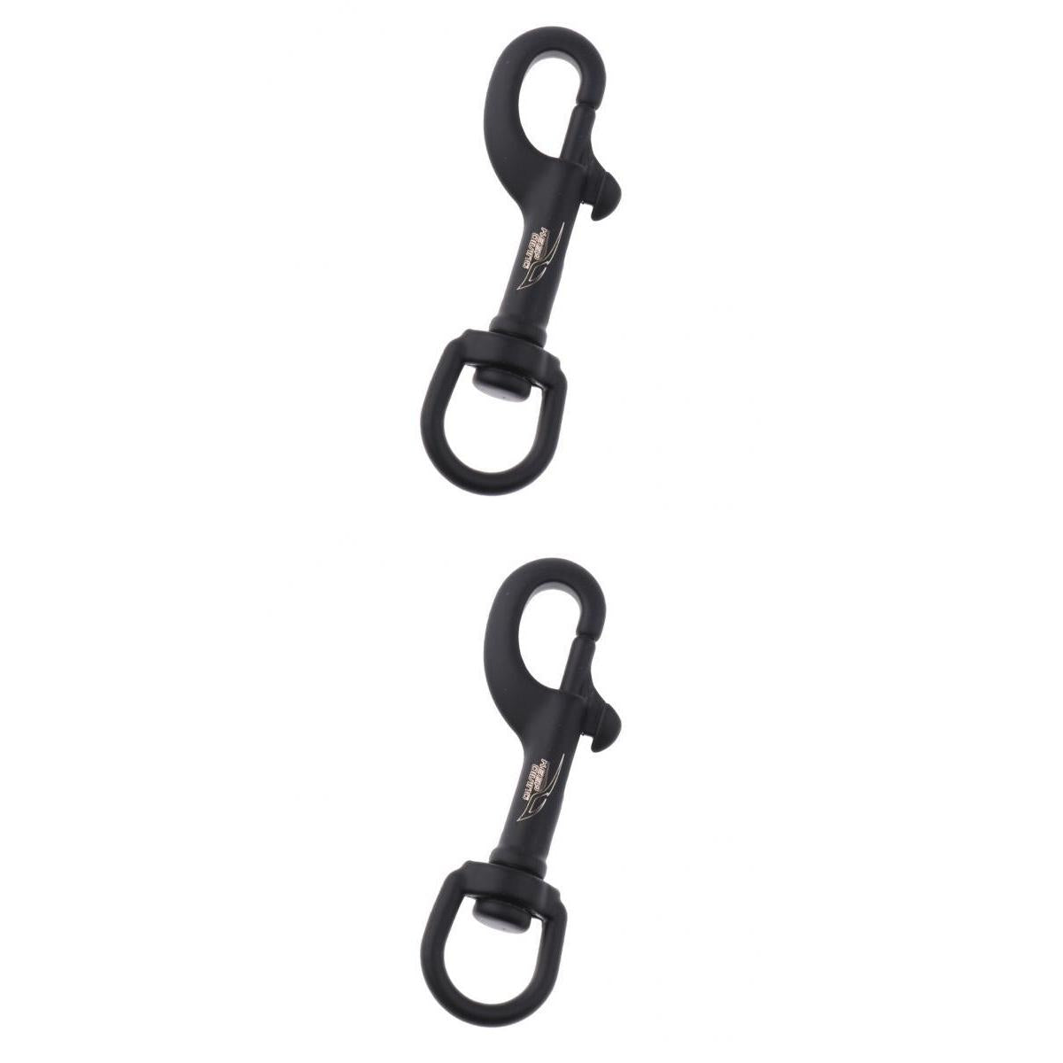 2 Pieces Stainless Steel Hook Swivel Eye Bolt Snap for Scuba Diving Diver