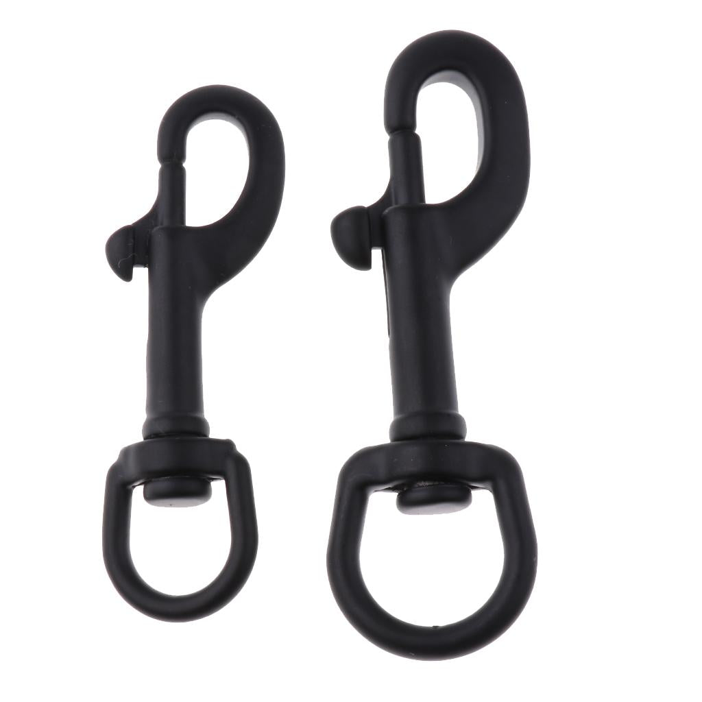 2 Pieces Stainless Steel Hook Swivel Eye Bolt Snap for Scuba Diving Diver