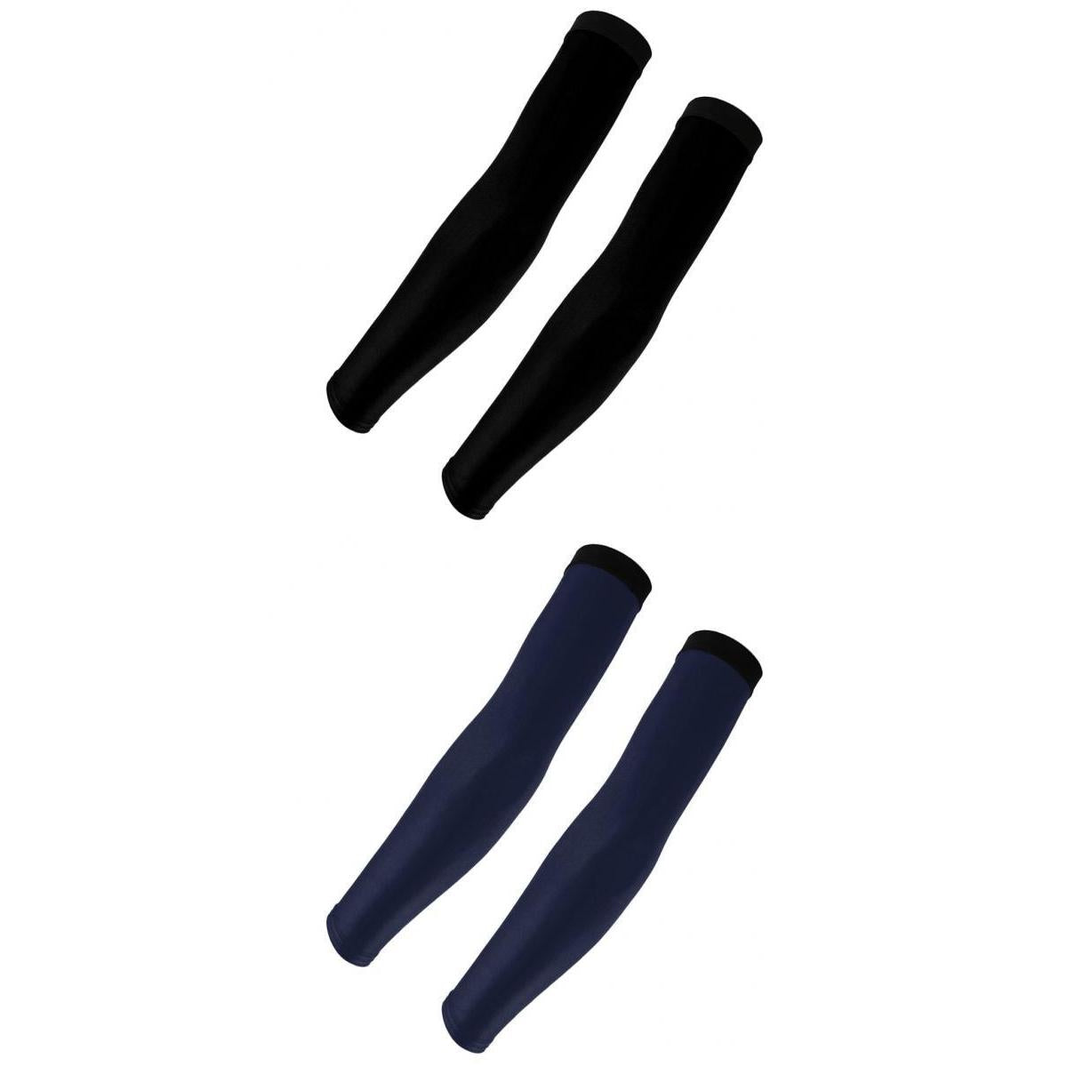 2 Pairs Arm Long Sleeve Sports Basketball Bike Compression Guard Protector