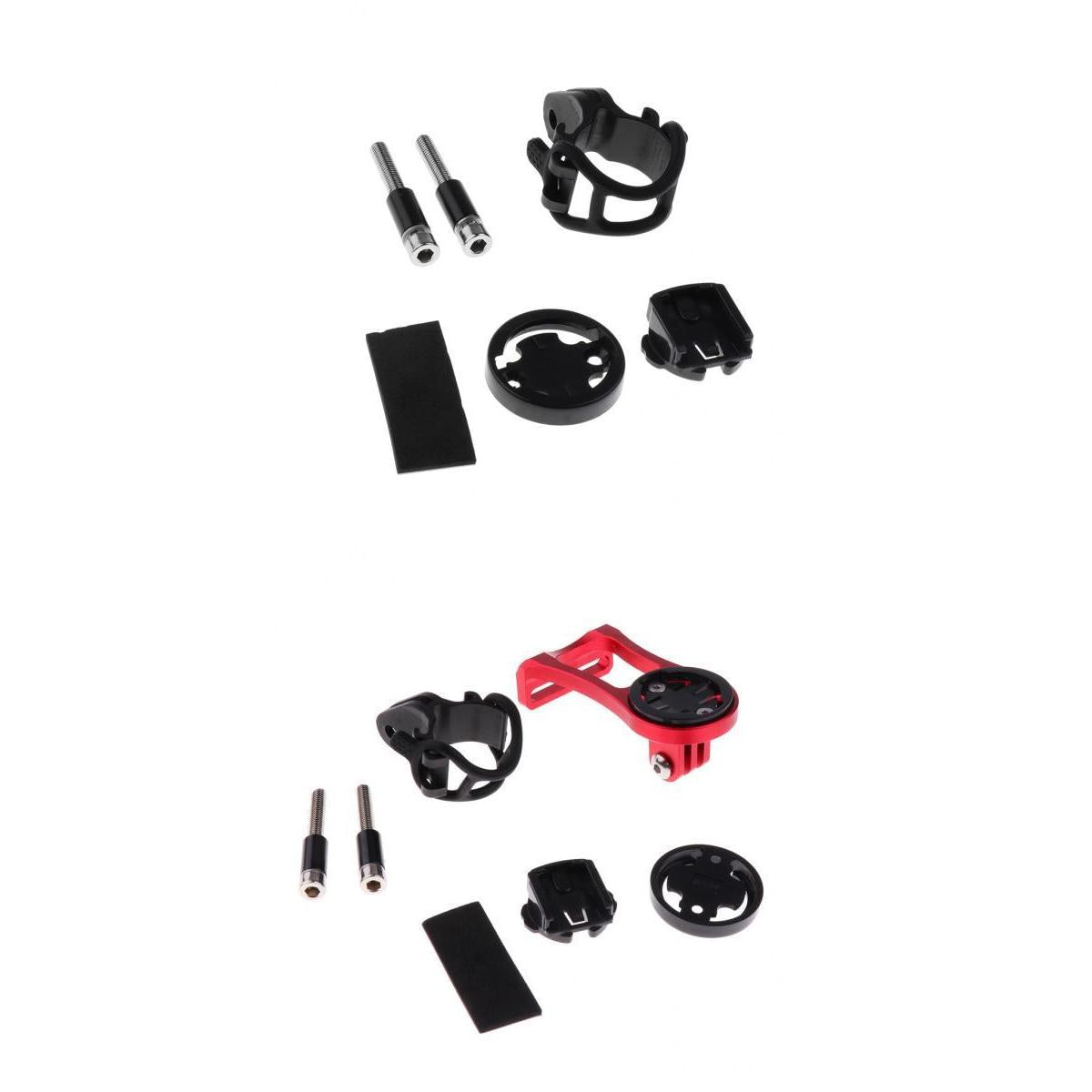 2 Sets Aluminium Bike Computer Mount Holder Stem Extension for Garmin Edge