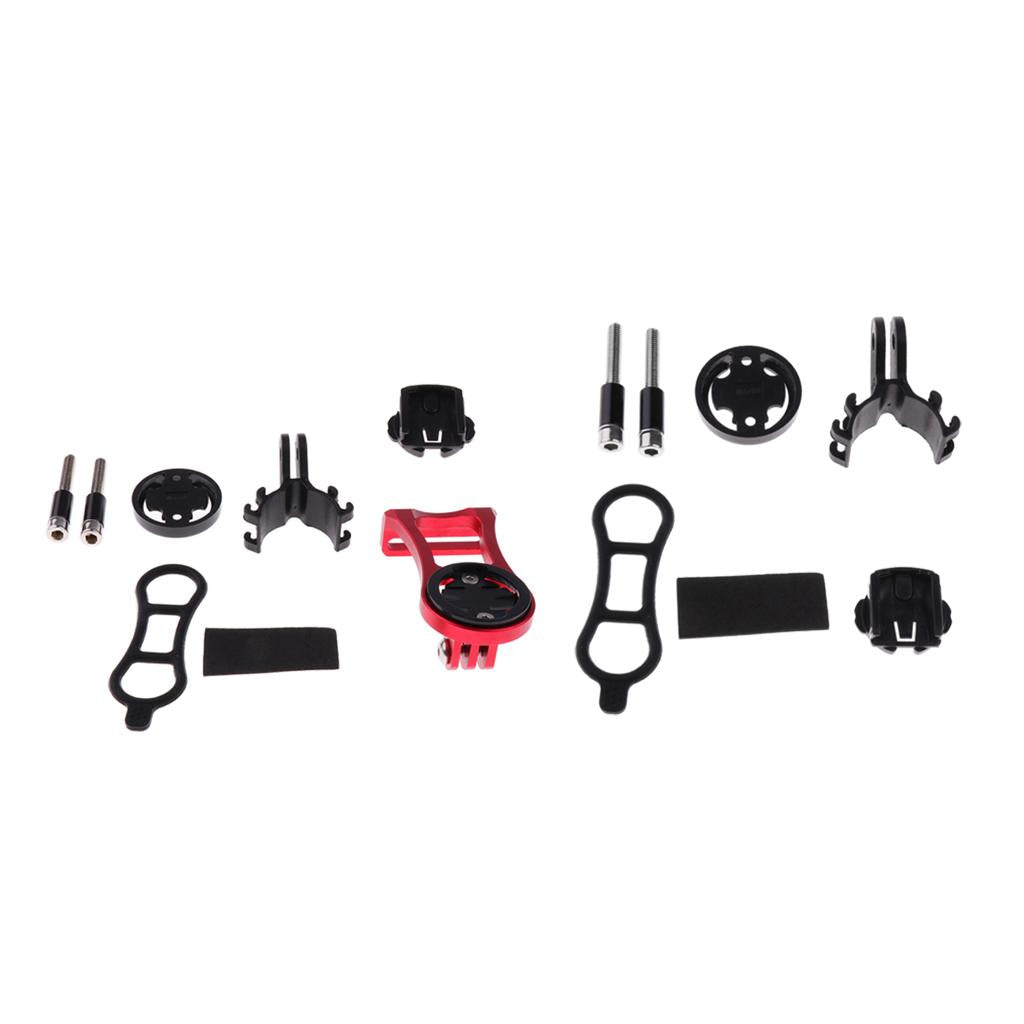 2 Sets Aluminium Bike Computer Mount Holder Stem Extension for Garmin Edge