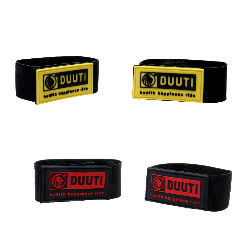 2 Pairs Cycling MTB Bike Bicycle Bind Elastic Trousers Pants Band Leg Strap