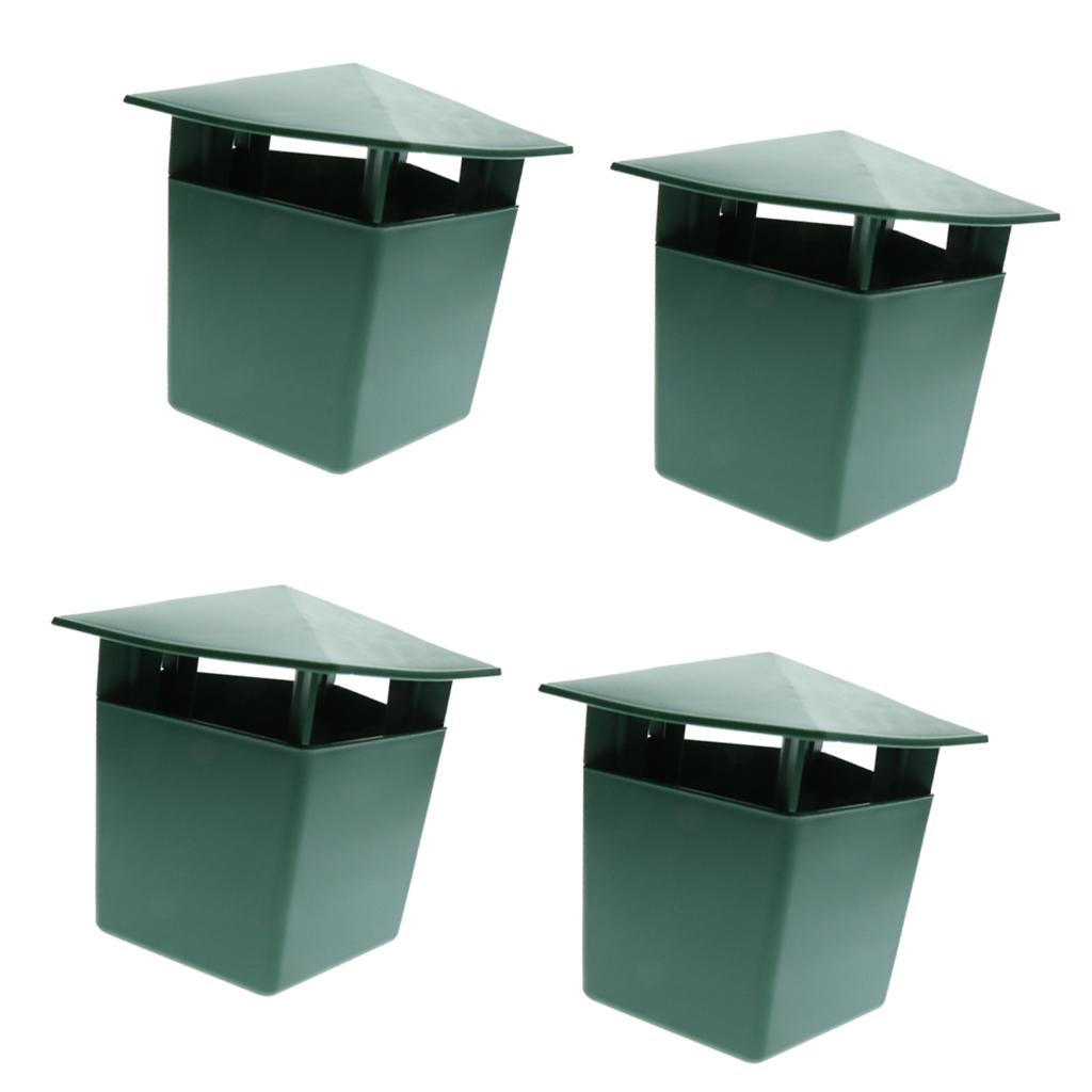 4Pcs Eco-friendly Snail Cage House Catcher Trap Pest Control 10x11cm