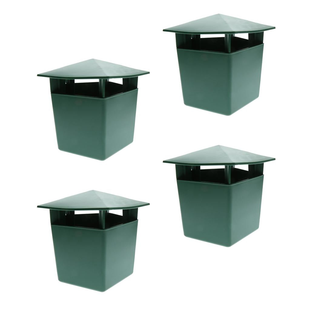 4Pcs Eco-friendly Snail Cage House Catcher Trap Pest Control 10x11cm