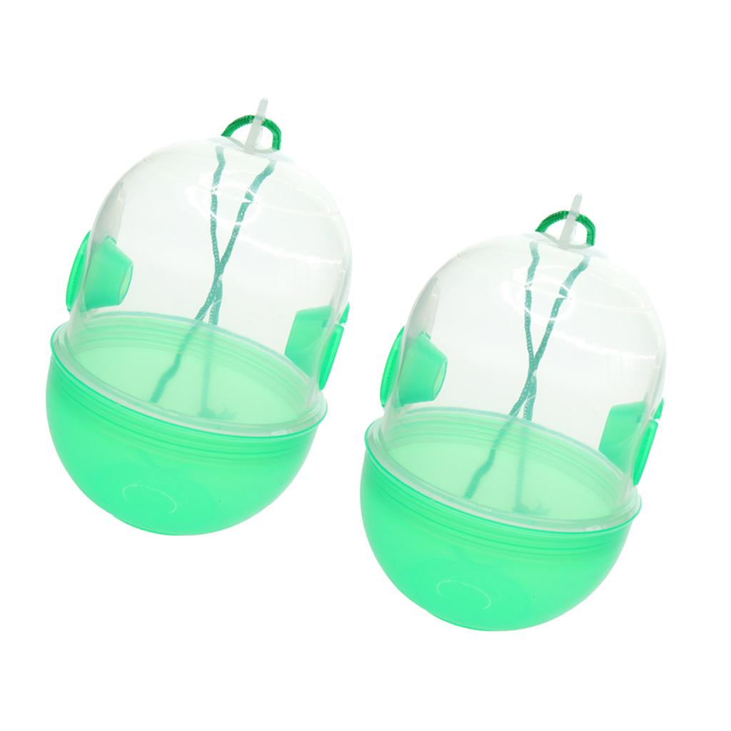 2pcs Yellow Jackets Trap Wasp Hornets and Bees Trap Natural Bee Catcher
