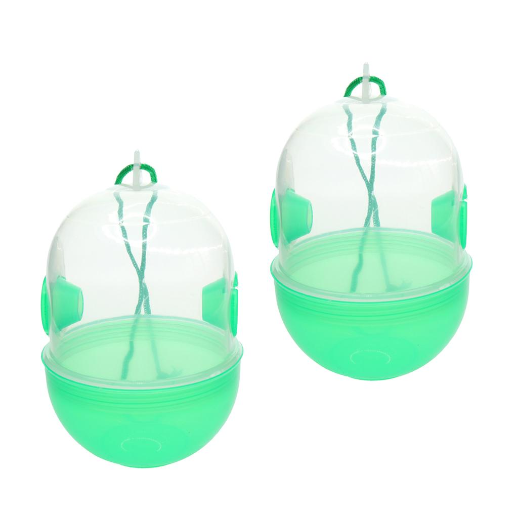 2pcs Yellow Jackets Trap Wasp Hornets and Bees Trap Natural Bee Catcher