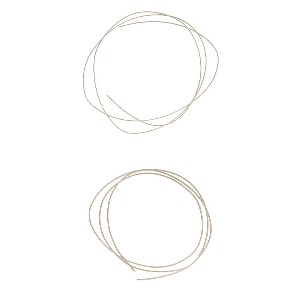 2 Pieces 925 Solid Sterling Silver Strip Wire 0.6mm 0.8mm DIY Jewelry Making