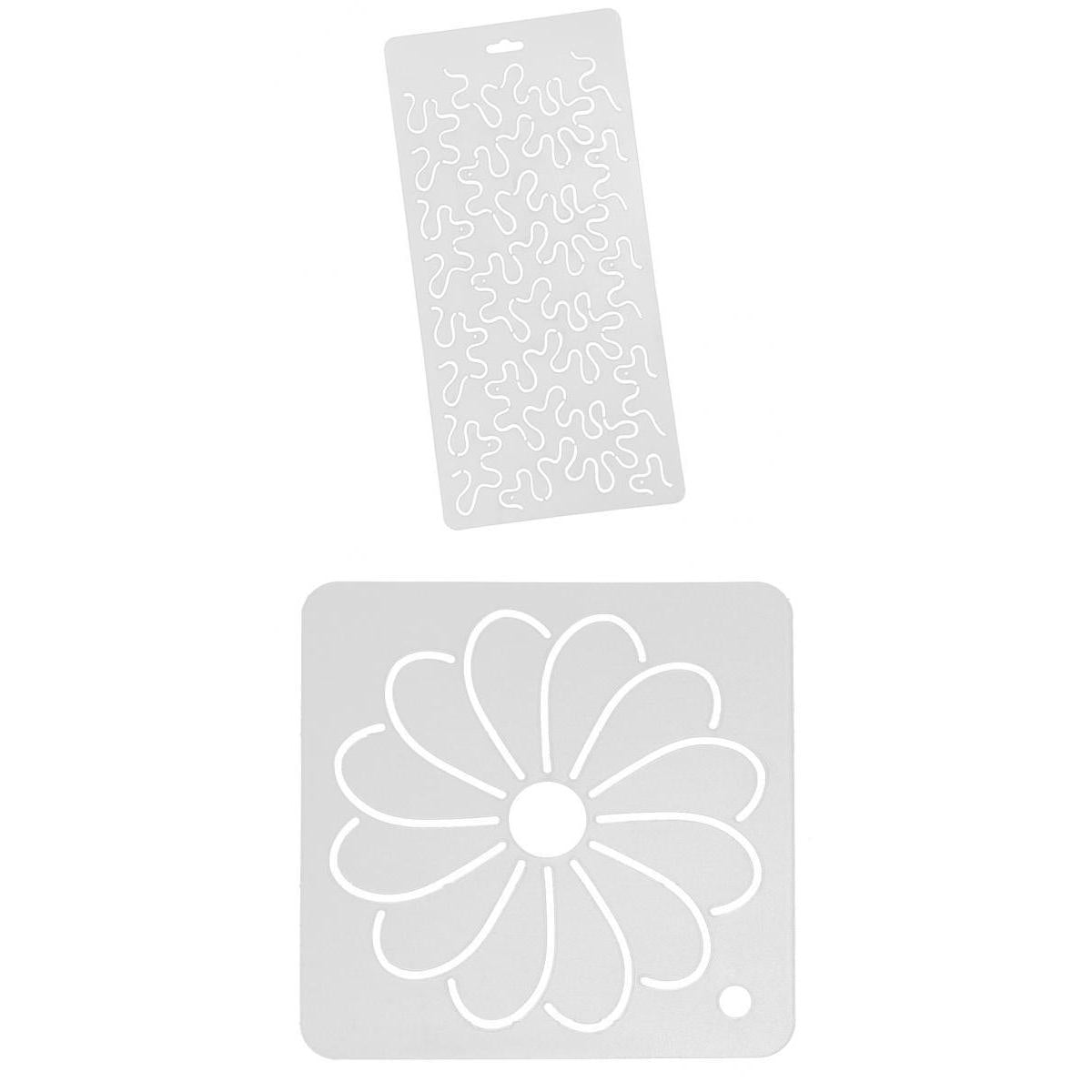 2pcs Quilt Template Stencils for Quilting Embroidery Patchwork Sewing Craft