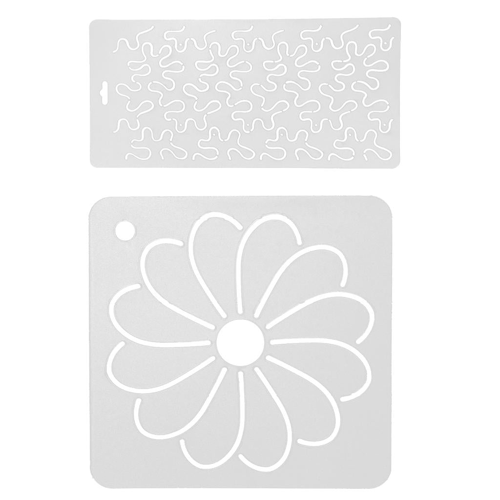 2pcs Quilt Template Stencils for Quilting Embroidery Patchwork Sewing Craft