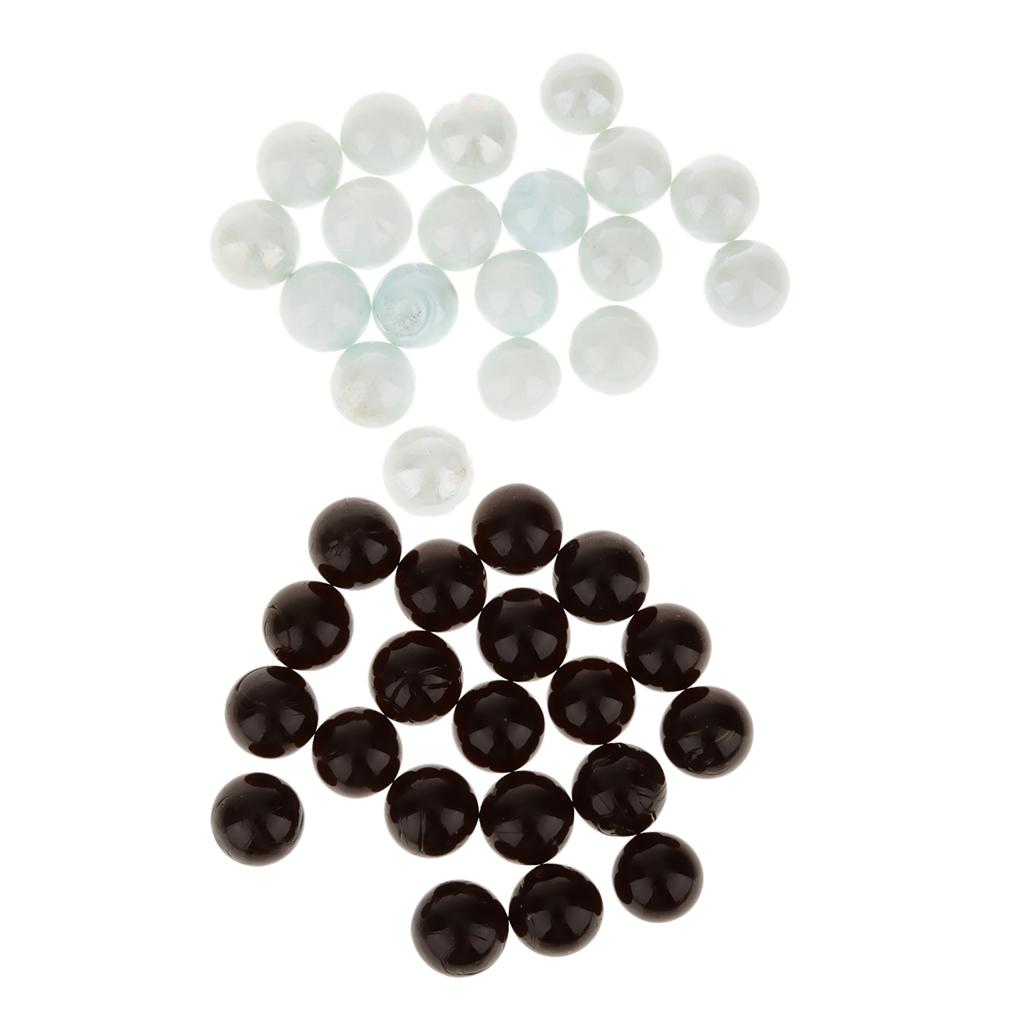 40 Pieces 16mm Assorted Glass Marbles Traditional Game Play Toys