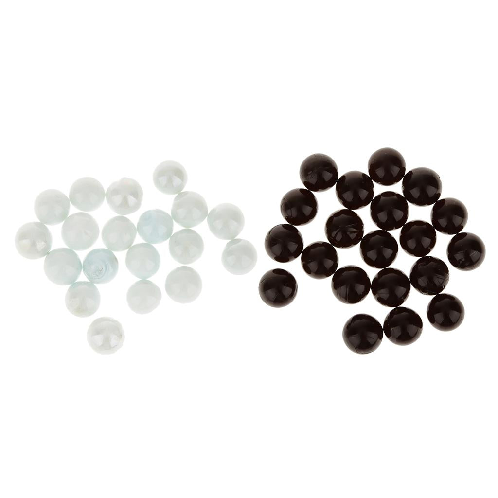 40 Pieces 16mm Assorted Glass Marbles Traditional Game Play Toys