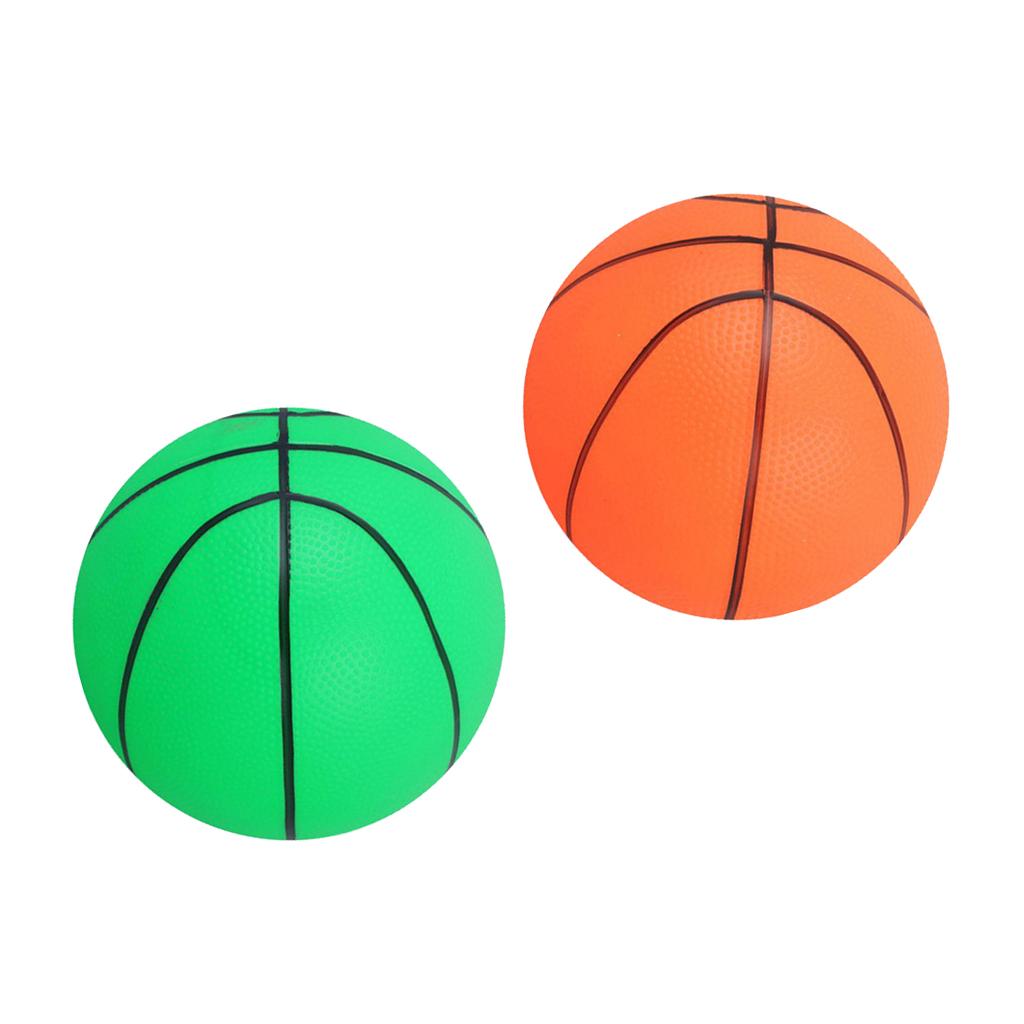 2pcs 6 Inch Kids Mini Inflatable Basketball Blow Kids Indoor Game Toy Gift