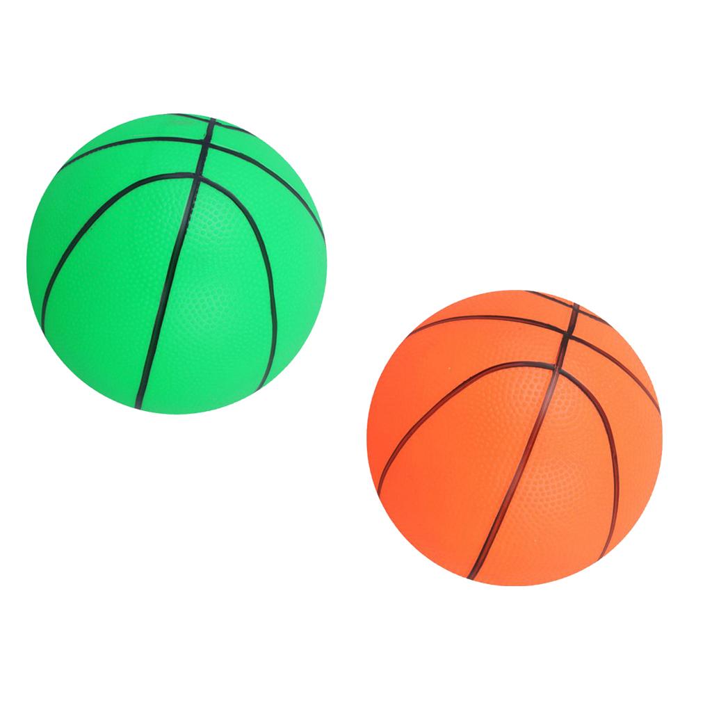 2pcs 6 Inch Kids Mini Inflatable Basketball Blow Kids Indoor Game Toy Gift
